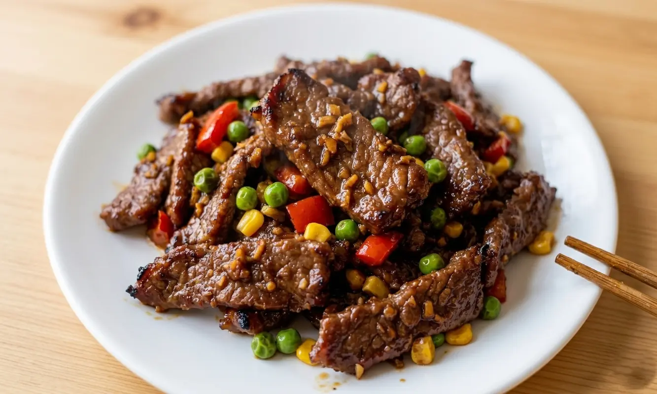 Calgary-style ginger fried beef — Emerald Garden Chinese restaurant NW Calgary